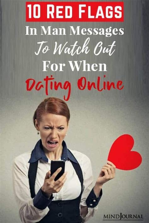 online dating messaging red flags